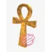 Ankh amulet 3d printed with hieroglyphs history teacher gift