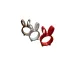 close-up-of-3d-printed-easter-bunny-napkin-holder-arranged-with-folded-napkins