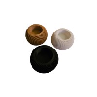 Spiral twist tealight holder
