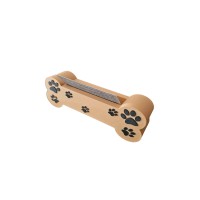 Bone business card holder