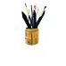 Robot head pen holder gift idea