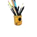 Robot head pen holder 3D printed