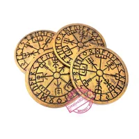 Vegvisir compass coasters 4pcs / set Vegvisir compass coasters 4pcs / set